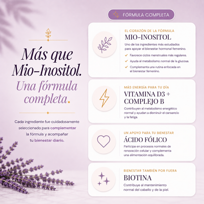 Mio-Inositol + Ácido Fólico + Vitamina D3