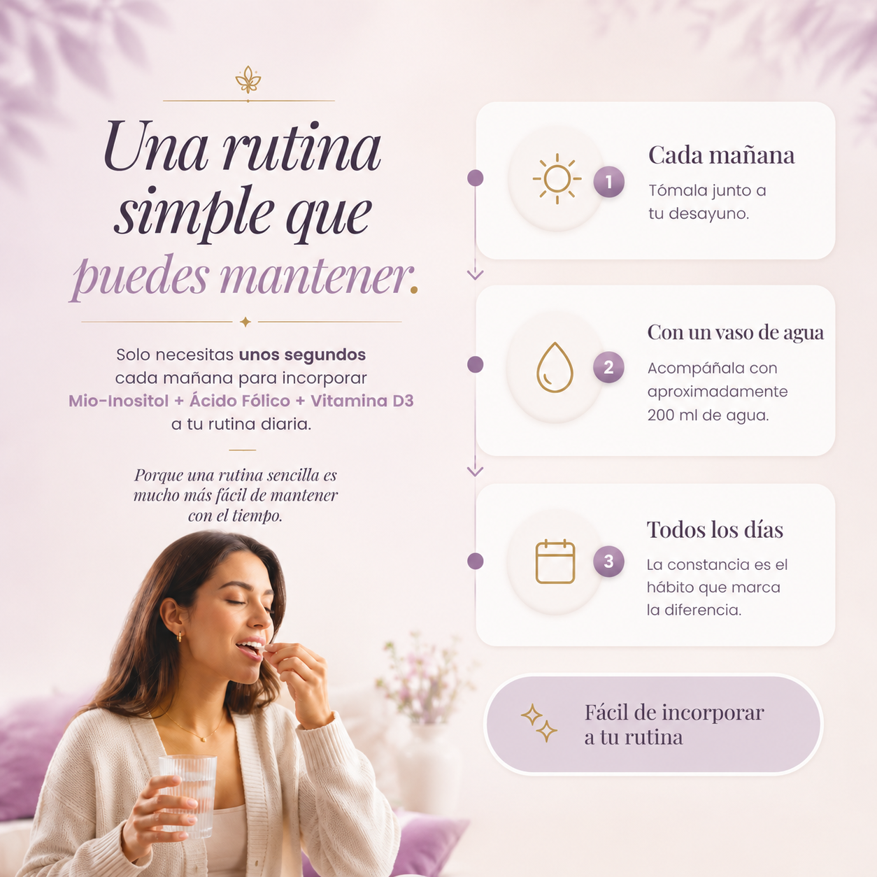 Mio-Inositol + Ácido Fólico + Vitamina D3